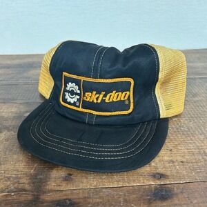 Ski-Doo Black and Gold Trucker Hat